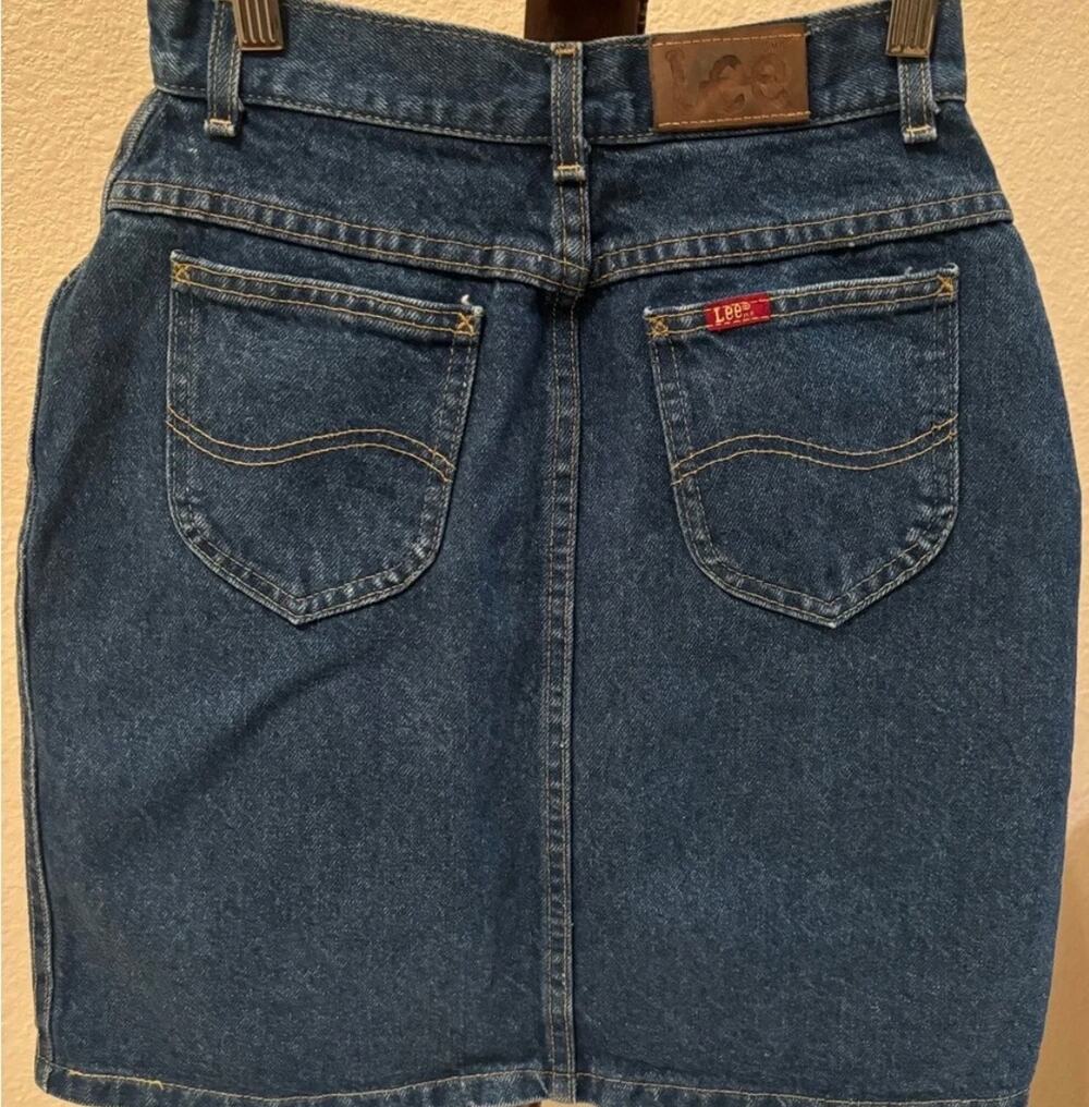 Vintage Lee Denim Skirt size 7
